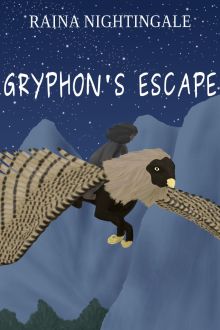 The cover of Gryphon's Escape, a fantasy short story about a gryphon.