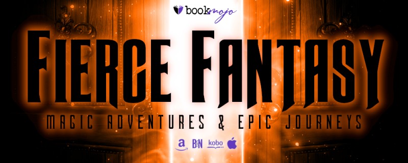 Banner for the Fierce Fantasy - Magic Adventures and Epic Journeys - book promotion by BookMojo